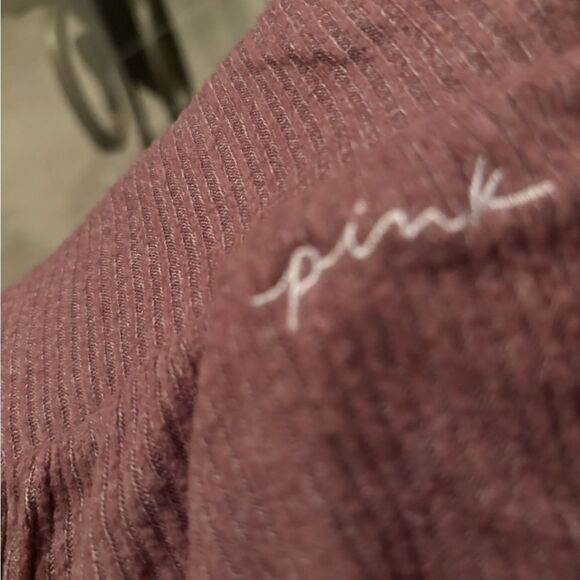 Victoria’s Secret Pink Ribbed Flare Sweatpants - Picture 2 of 4